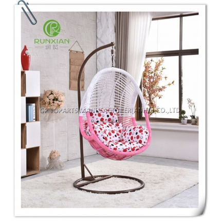 PE rattan recliner hanging chair